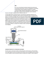 Working Principle of Ultrasonic Machining