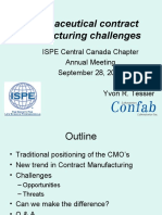 Pharmaceutical Contract Manufacturing Challenges