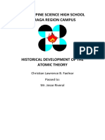 Development of The Atomic Theory