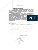 Seminar Synopsis: Topic: Hydraulics