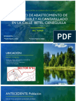 Proyecto de Abastecimiento de Agua Potable y Alcantarillado