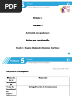 Módulo 5.: Actividad Integradora 6. Iniciar Una Investigación