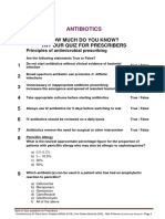 Antibiotics: How Much Do You Know? Try Our Quiz For Prescribers