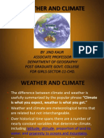 Weather and Climate-Climatic Elements and Controls