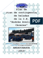 Plan de Contingencia Heladas HT 2019 Andaychagua