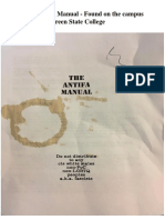 The ANTIFA Manual - Found On The Campus of The Evergreen State College