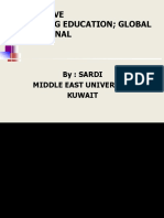 Perspective of Nursing Education Global and National: By: Sardi Middle East University Kuwait