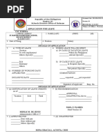 Application For Leave CSC Form 6