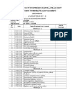 Lesson Plan Total Quality Management