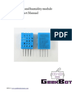 Temperature and Humidity Module DHT11 Product Manual