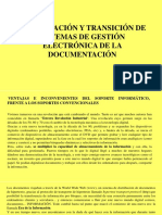 Implantacion y Transicion de Sistemas de Gestion Electronica de La Documentacion