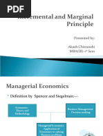 Incremental and Marginal Principle (Akash Chi Trans Hi)