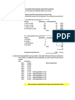 Demand and Supply Analysis