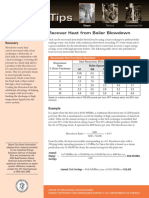 Recover Heat From Boiler Blowdown