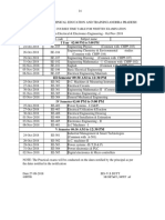 Eee Time Table