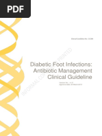 Diabetic Foot Infections: Antibiotic Management Clinical Guideline