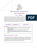 Chemistry Assessment Task 2