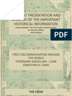 Content Presentation and Analysis of The Important Historical