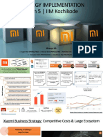 Strategy Implementation - Group 12 - Xiaomi