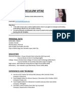 Curriculum Vitae - Julie