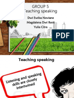 Teaching Speaking