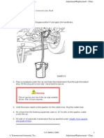 Changing Auto Transmission Fluid 2002 9-5