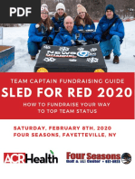 Sled For Red Captain Fundraising Toolkit, ACR Health