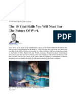 The 10 Vital Skills You Will Need For The Future of Work