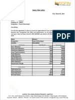 Salary Hike Letter: Private & Confidential