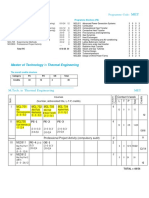 Master of Technology in Thermal Engineering