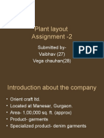 Plant Layout Assignment 2