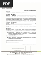 Invitacion para Conciliar Modelo de Solicitud PDF