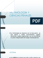 Victimología y Ciencias Penales