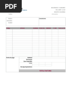 Modelo Factura Excel 