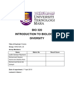 BIO - 320 - Lab Report - 2