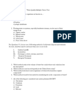 Scimich WQ Test