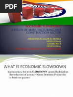 Economic Slowdown Causes, Remedied and Sugesstion