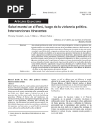 Salud Mental en Peru