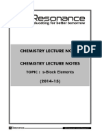 S - Block Elements