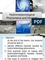 Hydrometeorological Phenomena and Hazards (Observed Evaluation)