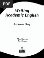 Writing Academic English 4th Ed Answer Key PDF