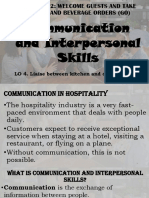 Communication and Interpersonal Skills