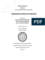 Comparison of RK Methods