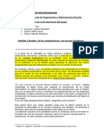 LICENCIATURA en PSICOPEDAGOGÍA Primer Parcial Organización y Administración Escolar