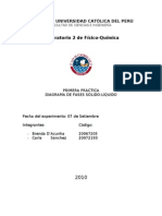 Diagrama de Fases Sólido - Líquido