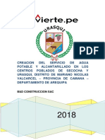 Perfil Agua y Desague Urasqui