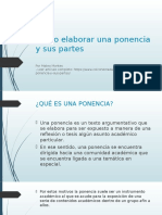 Cómo Elaborar Una Ponencia y Sus Partes