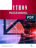 Analytics Python Programming