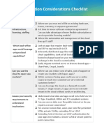 Cloud Migration Considerations Checklist