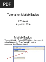 Matlab Tutorial